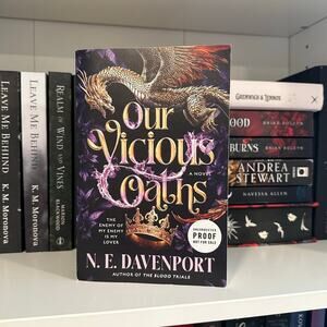 ARC Our Vicious Oaths By N.E. Davenport Paperback